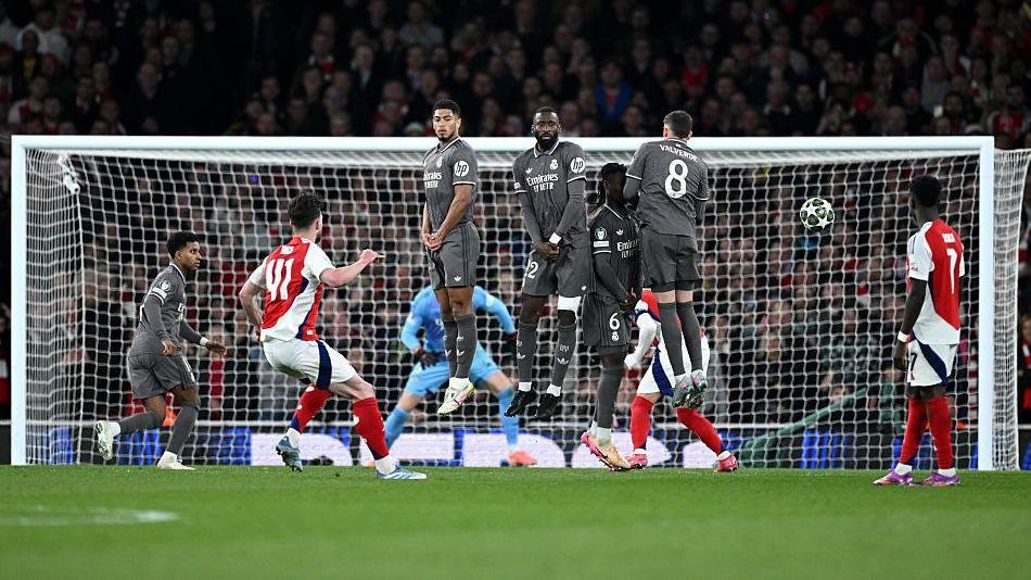 Declan Rice Freekick